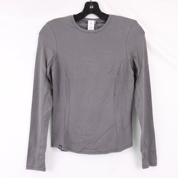 NWT Oner Active Mellow Soft Long Sleeve Top in Ash Grey Size Medium - Picture 1 of 5
